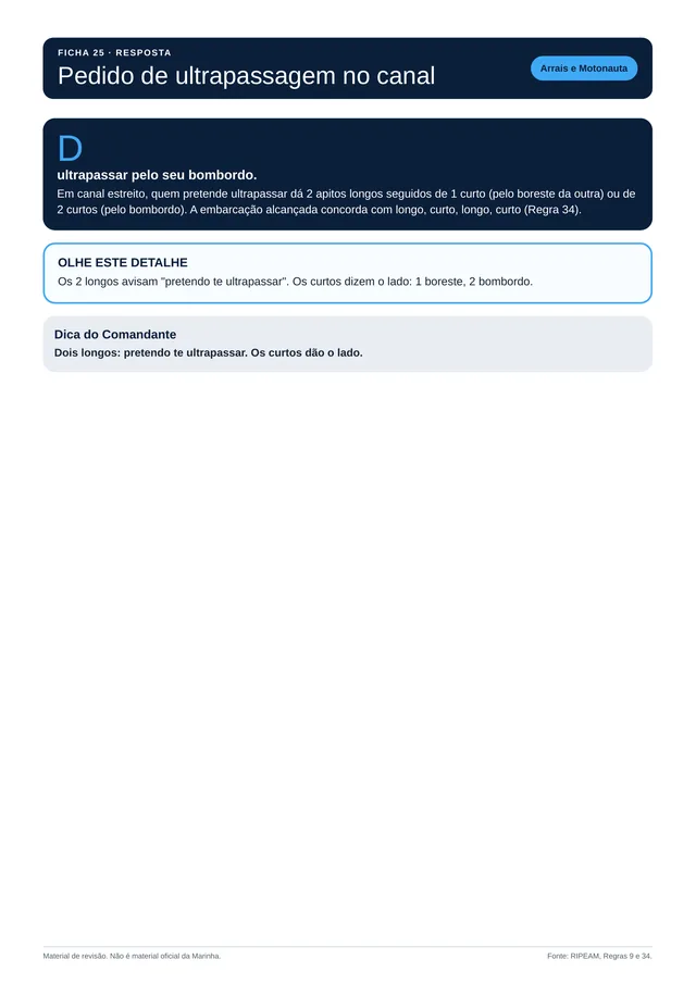 Página seguinte do Modo Prova com a resposta comentada